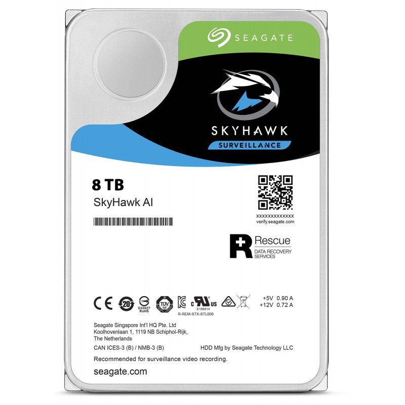 Seagate 8To 7200tr/min 256Mo NAS HDD