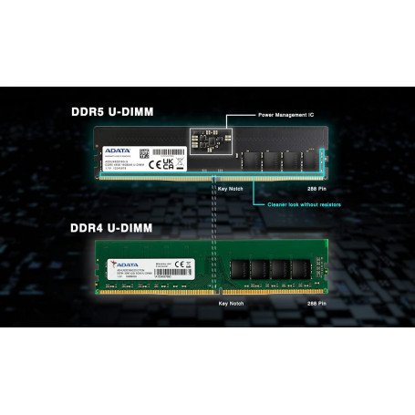 Adata Premier 16 Go DDR5-4800 CL40 (AD5U480016G-S) au meilleur