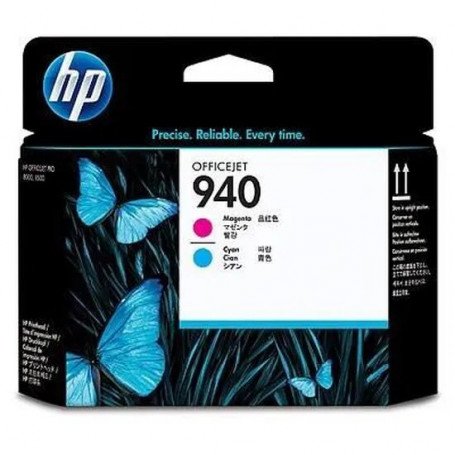 HP N° 940 Magenta et Cyan Tête d’impression Original (C4901A)