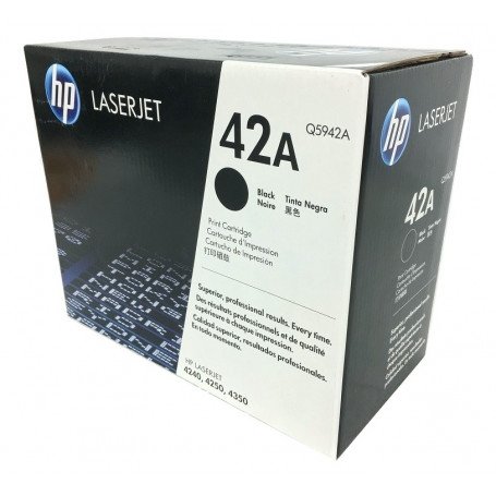 Toner HP 42A Black Original LaserJet  Cartridge Q5942A