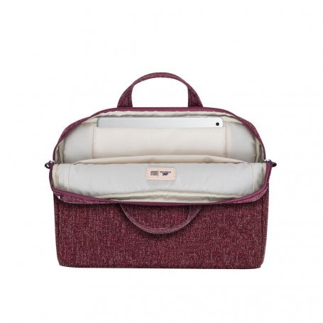 Sac Ordinateur Femme Elégant - 14 pouces - Gris et Rose