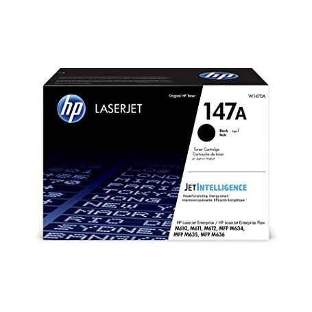 Toner HP 147A Black LaserJet  Cartridge 10 500 Pages  W1470A